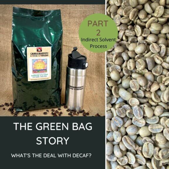 The Green Bag Story What's the Deal with Decaf Part 2 Indirect Solvent Process