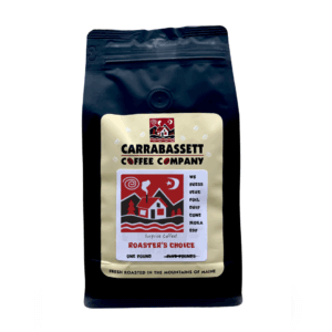 one pound bag of carrabassett coffee. Roaster's Choice.